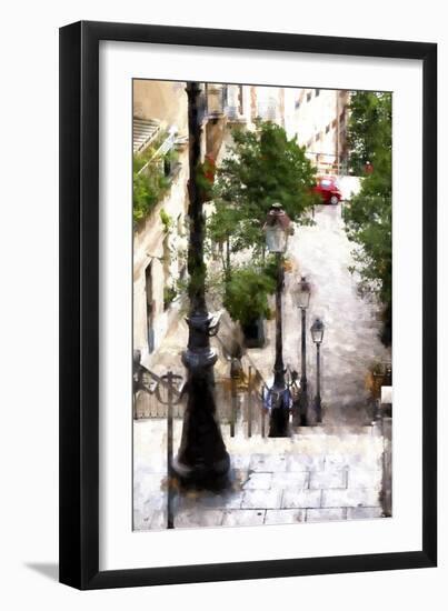 Montmartre Stairway-Philippe Hugonnard-Framed Giclee Print