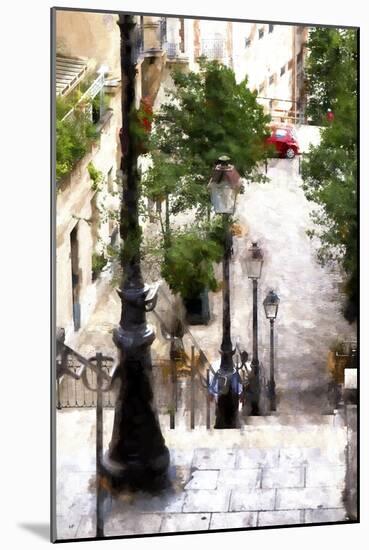 Montmartre Stairway-Philippe Hugonnard-Mounted Giclee Print