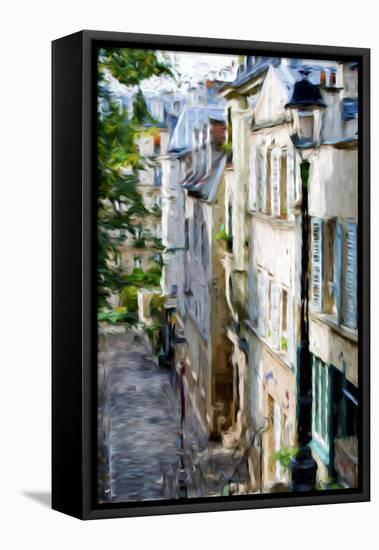 Montmartre Street II - In the Style of Oil Painting-Philippe Hugonnard-Framed Premier Image Canvas