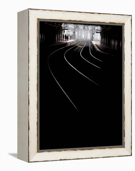 Montparnasse Railway Station in Paris-Philippe Manguin-Framed Premier Image Canvas