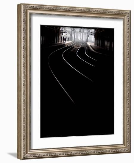 Montparnasse Railway Station in Paris-Philippe Manguin-Framed Photographic Print