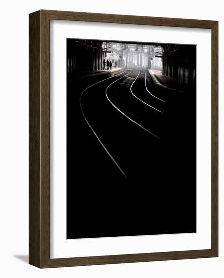 Montparnasse Railway Station in Paris-Philippe Manguin-Framed Photographic Print