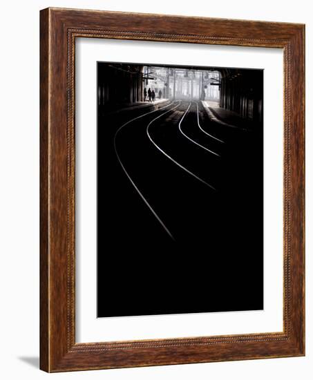 Montparnasse Railway Station in Paris-Philippe Manguin-Framed Photographic Print