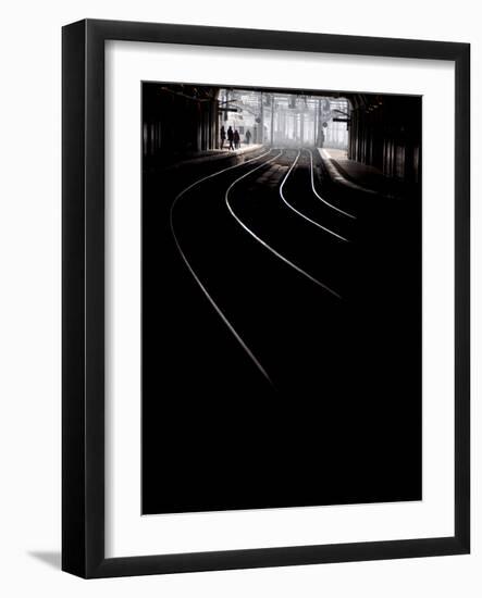 Montparnasse Railway Station in Paris-Philippe Manguin-Framed Photographic Print