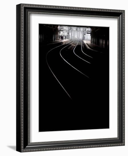 Montparnasse Railway Station in Paris-Philippe Manguin-Framed Photographic Print