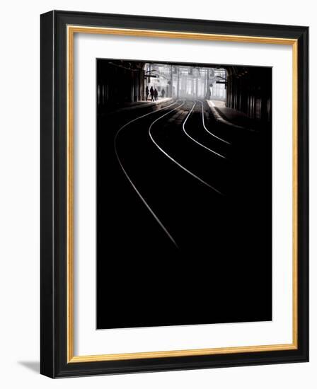 Montparnasse Railway Station in Paris-Philippe Manguin-Framed Photographic Print