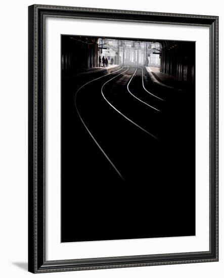 Montparnasse Railway Station in Paris-Philippe Manguin-Framed Photographic Print