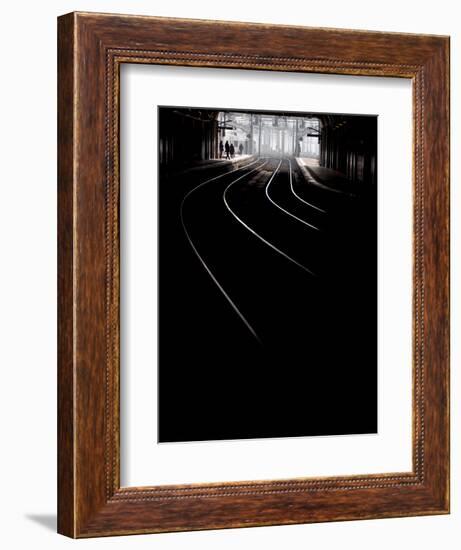Montparnasse Railway Station in Paris-Philippe Manguin-Framed Premium Photographic Print