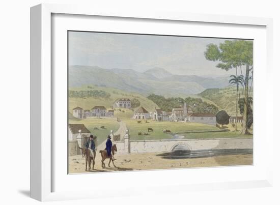 Montpelier Estates, St James, from 'A Picturesque Tour of the Island of Jamaica'-James Hakewill-Framed Giclee Print