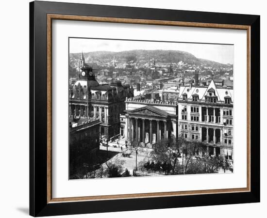 Montreal and Mount Royal, Canada, 1893-John L Stoddard-Framed Giclee Print