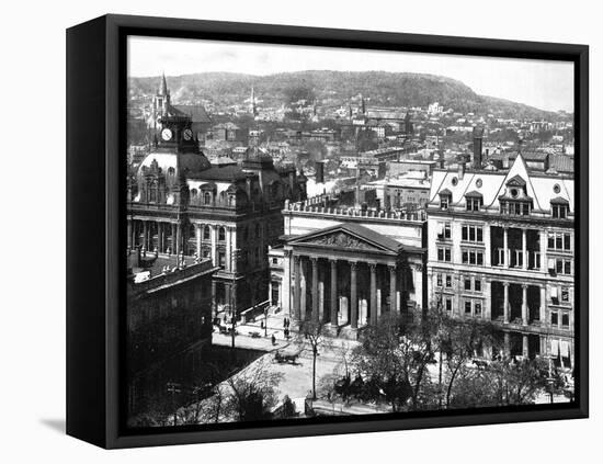 Montreal and Mount Royal, Canada, 1893-John L Stoddard-Framed Premier Image Canvas