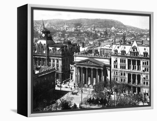 Montreal and Mount Royal, Canada, 1893-John L Stoddard-Framed Premier Image Canvas