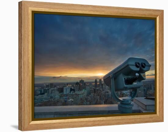 Montreal City View-Irene Suchocki-Framed Premier Image Canvas