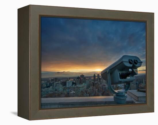 Montreal City View-Irene Suchocki-Framed Premier Image Canvas