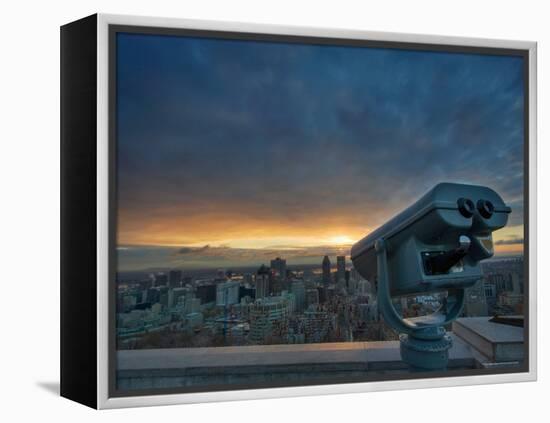 Montreal City View-Irene Suchocki-Framed Premier Image Canvas