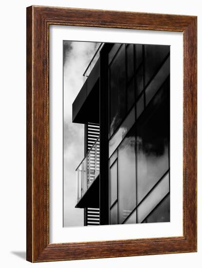 Montreal Monochrome I-Jean-François Dupuis-Framed Art Print