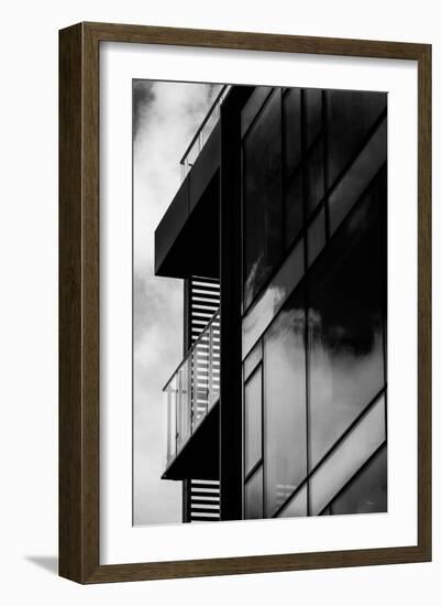 Montreal Monochrome I-Jean-François Dupuis-Framed Art Print