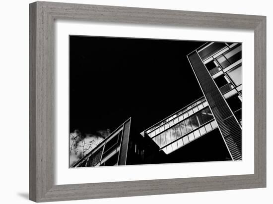 Montreal Monochrome II-Jean-François Dupuis-Framed Art Print