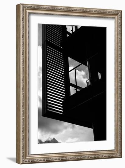 Montreal Monochrome IV-Jean-François Dupuis-Framed Art Print