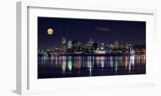 Montreal Night-YuppiDu-Framed Art Print