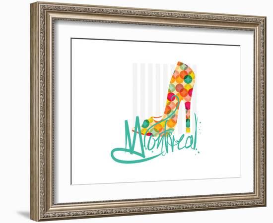 Montreal Shoe-Elle Stewart-Framed Art Print