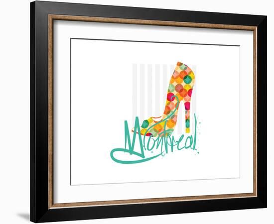 Montreal Shoe-Elle Stewart-Framed Art Print