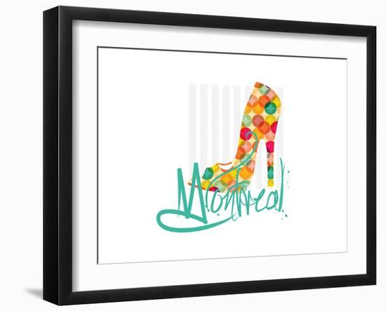 Montreal Shoe-Elle Stewart-Framed Art Print