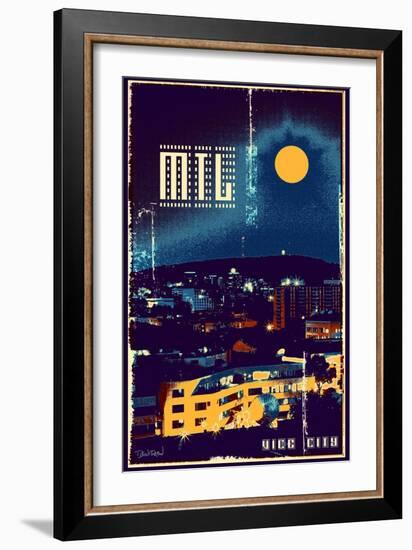 Montreal Trio II-null-Framed Art Print