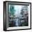 Montreal Turquoise Rain-Mark Lague-Framed Art Print