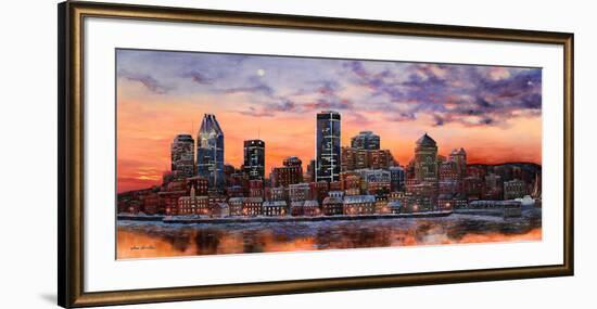 Montreal view-Hélène Léveillée-Framed Art Print