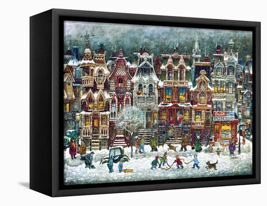 Montreal Winter-Bill Bell-Framed Premier Image Canvas