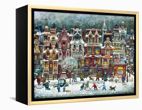 Montreal Winter-Bill Bell-Framed Premier Image Canvas