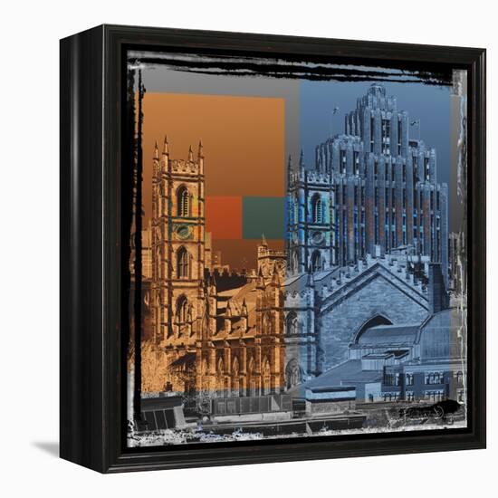 Montrealopolis-Jean-François Dupuis-Framed Stretched Canvas