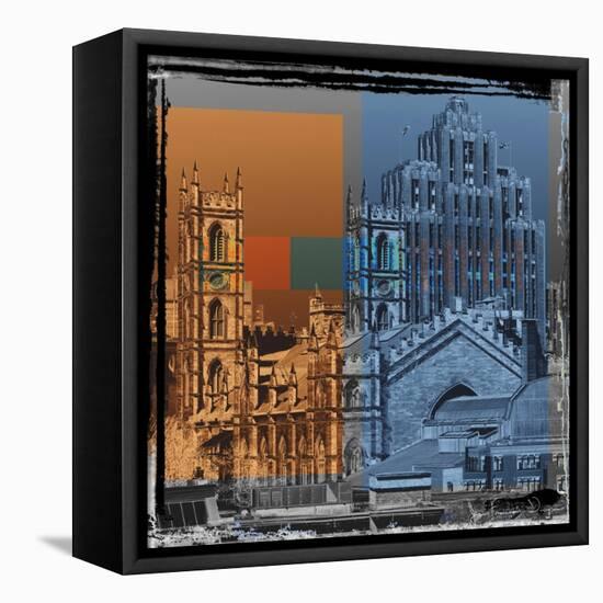 Montrealopolis-Jean-François Dupuis-Framed Stretched Canvas