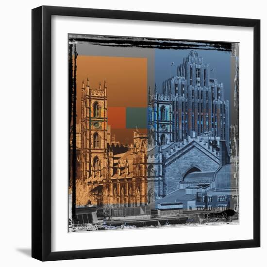 Montrealopolis-Jean-François Dupuis-Framed Art Print