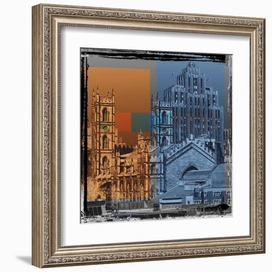 Montrealopolis-Jean-François Dupuis-Framed Art Print