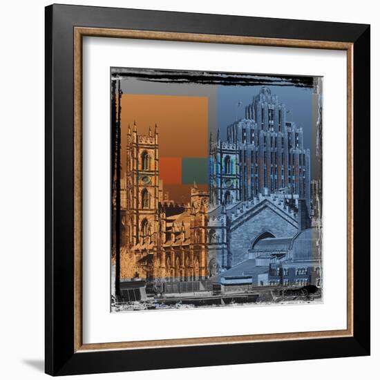 Montrealopolis-Jean-François Dupuis-Framed Art Print