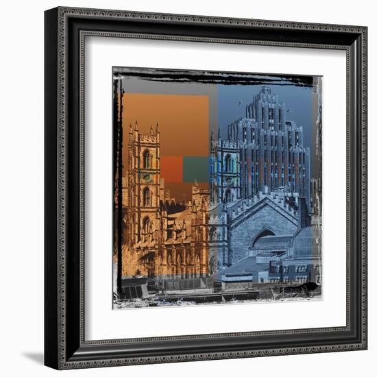 Montrealopolis-Jean-François Dupuis-Framed Art Print