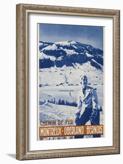 Montreux Oberland Bernois Poster-null-Framed Giclee Print