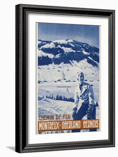 Montreux Oberland Bernois Poster-null-Framed Giclee Print