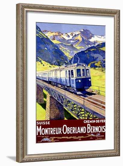 Montreux Oberland-Unknown Elzingre-Framed Giclee Print