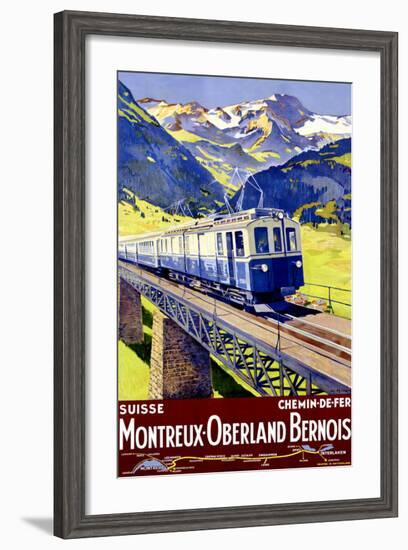 Montreux Oberland-Unknown Elzingre-Framed Giclee Print