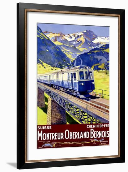 Montreux Oberland-Unknown Elzingre-Framed Giclee Print