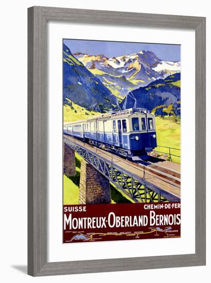 Montreux Oberland-Unknown Elzingre-Framed Giclee Print