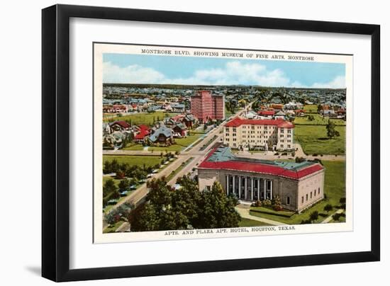 Montrose Boulevard, Museum of Fine Arts, Houston, Texas-null-Framed Art Print