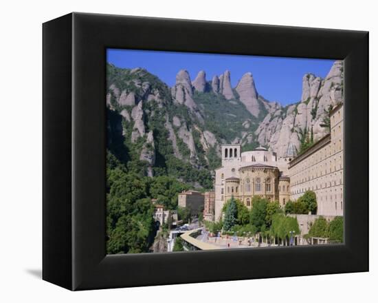 Montserrat Monastery Founded in 1025, Catalunya (Catalonia) (Cataluna), Spain, Europe-Gavin Hellier-Framed Premier Image Canvas