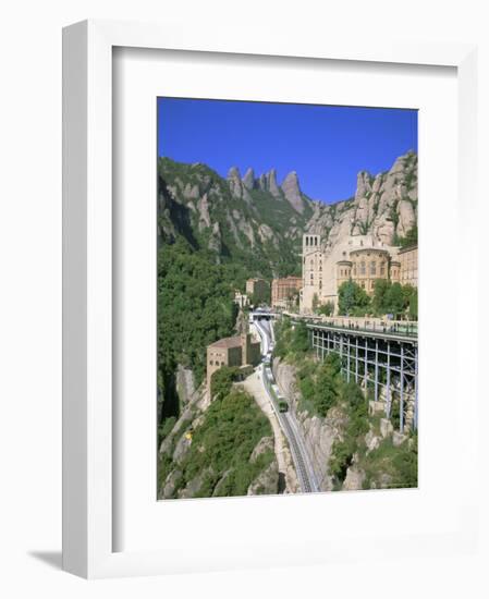 Montserrat Monastery Founded in 1025, Catalunya (Catalonia) (Cataluna), Spain, Europe-Gavin Hellier-Framed Photographic Print