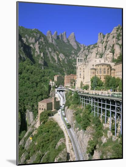 Montserrat Monastery Founded in 1025, Catalunya (Catalonia) (Cataluna), Spain, Europe-Gavin Hellier-Mounted Photographic Print