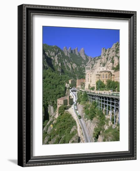 Montserrat Monastery Founded in 1025, Catalunya (Catalonia) (Cataluna), Spain, Europe-Gavin Hellier-Framed Photographic Print