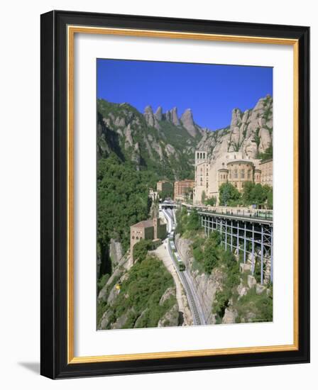 Montserrat Monastery Founded in 1025, Catalunya (Catalonia) (Cataluna), Spain, Europe-Gavin Hellier-Framed Photographic Print